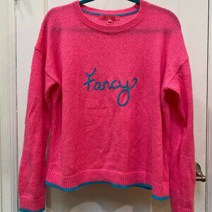 Lilly Pulitzer Charlton Fancy Sweater- Pink Topaz- EUC- L